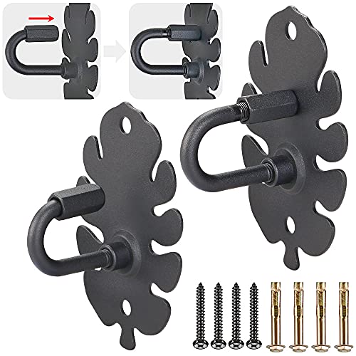BeneLabel 2Pcs Wall Ceiling Mount Bracket for Suspension Strap Trainer, Body Weight Strength Training Systems, Aerial Yoga Swing&Hammock, Resistance Band, Battle Rope, Boxing Equipment