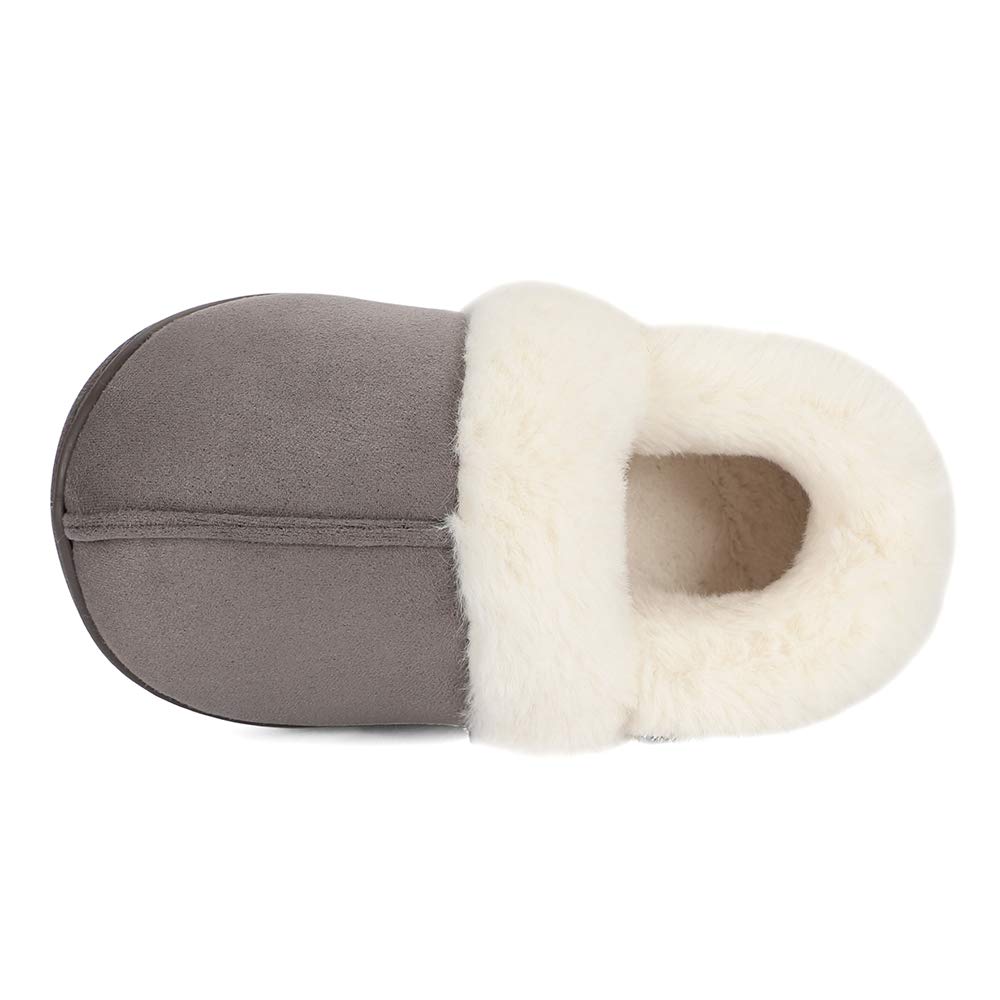 LACOFIA Zapatillas de Casa Invierno para Niñas Pantuflas de Cálido Antideslizante de Memory Foam para Niños