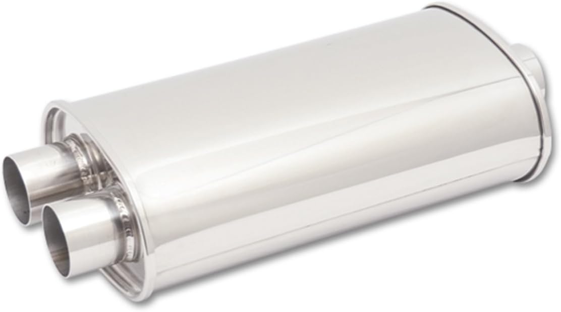 Vibrant 1111 Oval Stainless Steel Muffler