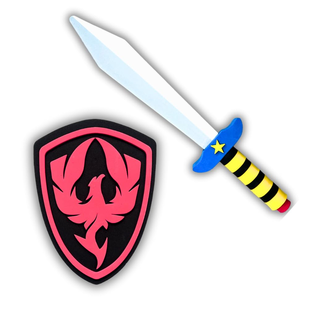 TOYSCAPE Kids Safe Foam Sword and Shield | Lightweight EVA Foam | Vibrant Colors | Ideal for Costumes | Role Play & Active Play for Kids 4+ (Colour May Vary) (B0DFV1B6VB) Amazon Price History, Amazon Price Tracker