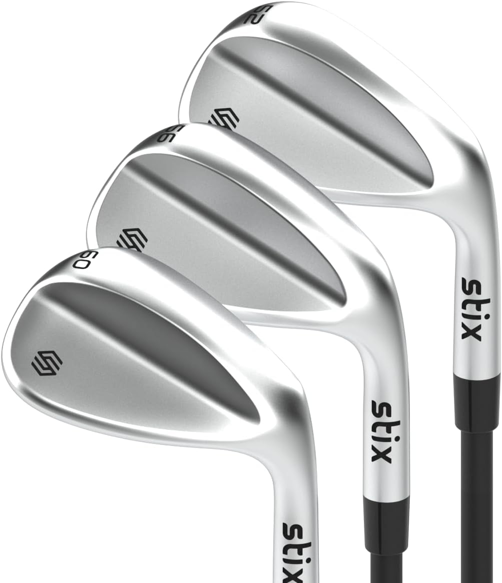 STIX Golf Wedge Set 3 Piece Blade Style Golf Wedges 52