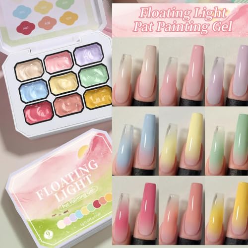 Gels para uñas pegamento gradiente para esculpir sin manchas en salón 4