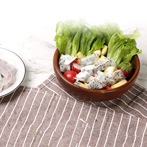 Tigela de sopa Cabilock de madeira para arroz, sobremesa, lanche, sorvete, pequenos pratos laterais,