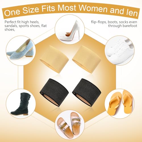 Image of Qianyu 4 Pcs Copper Arch Support Sleeves Sturdy Arch Support Braces Plantar Brace Compression Bands Copper Infused Wrap Straps Supports Bands for Women Men Foot Care Flat & Fallen Arches High Arches