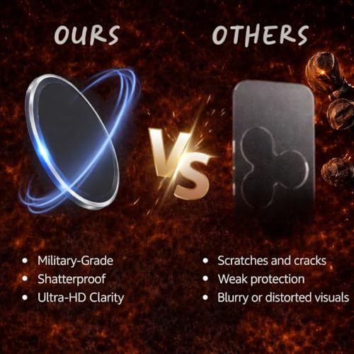 Image of SHILD Compatible with Vivo X300 Pro Camera Lens Protector - Black(1 Pack) | Premium 9H Tempered Glass, Scratch Resistant, HD Clear Lens, Strong Adhesion & Precise Fit