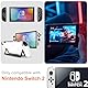 Haofun Thin Fit Hülle für Nintendo Switch 2, Enthalten 1* Schutzhülle + 2*Griff Case, PC+TPU Verbundwerkstoffe, rutschfest Kratzfest und Stoßdämpfend Kompletter Schutz - Weiß