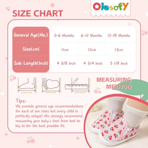 Image of Infant Baby Boys Girls Canvas Sneaker Toddler Slip On Anti Skid Newborn First Walkers Candy Shoes for 0-18 Months