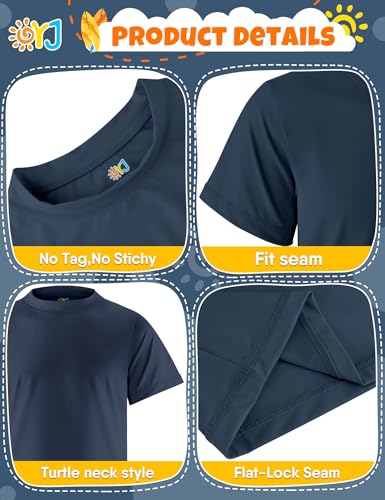 Image of Boys Rash Guard Short Sleeve Swim Shirt UPF+ 50 Rashguard for Toddler Teens Water Sun Shirts Swim Wear Quick Dry