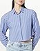 The Drop Women's Isadora Cropped Poplin Shirt, Blue/Whisper White Stripe, 2X, Plus Size