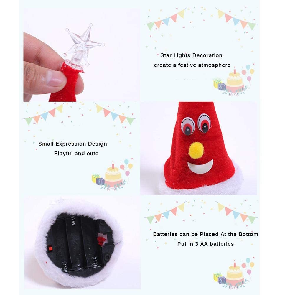 LUCKKY Similarlyl Electric Christmas Hat, Singen Und Tanzen