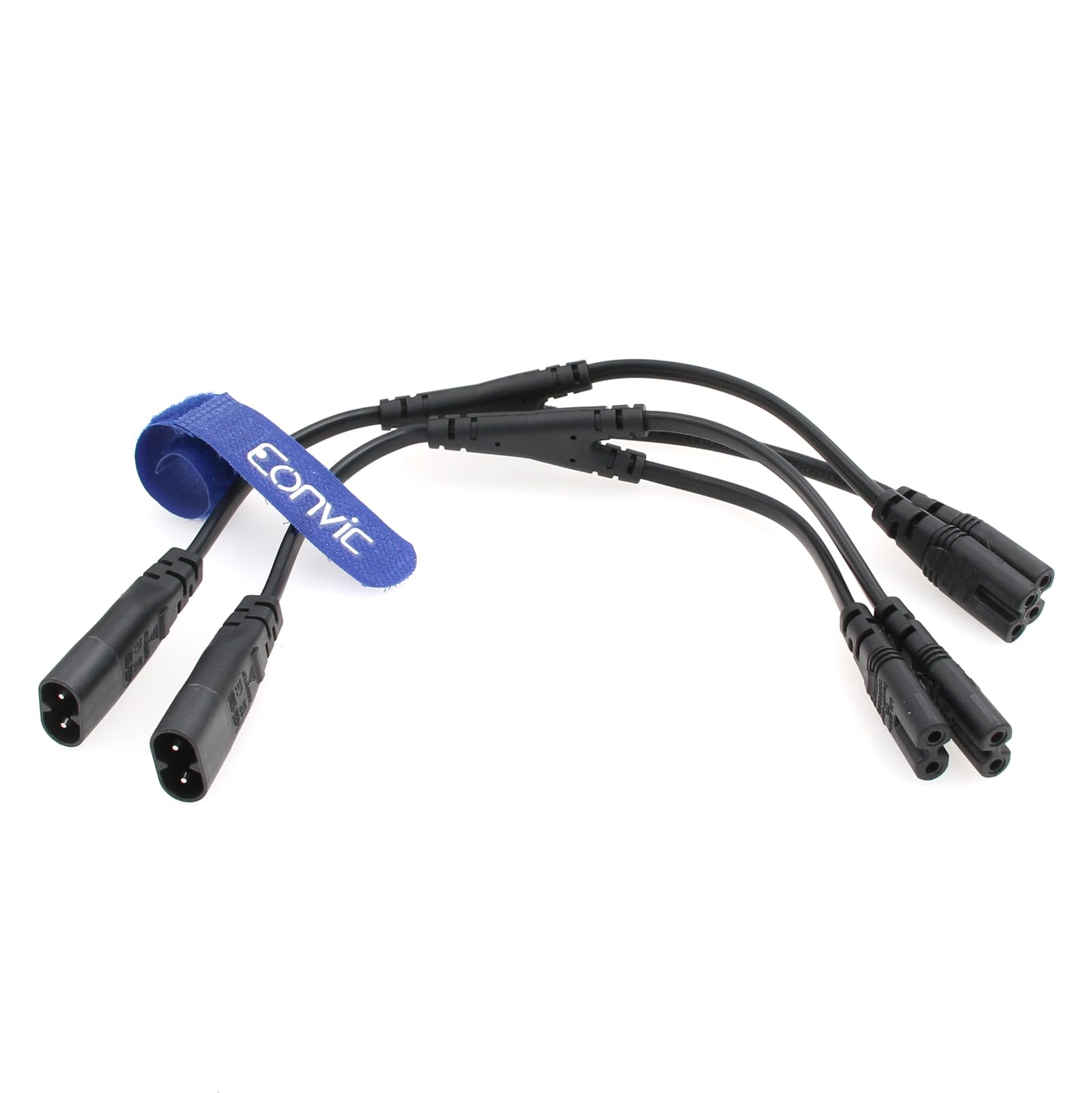 Cavo Splitter Eonvic 2 Pack: Adattatore Da C8 A Doppia C7, 30CM - Perfetto Per TV, Monitor E Altri Dispositivi - Foto 2