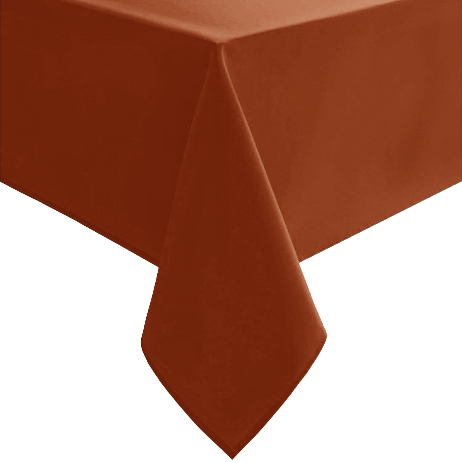 Hiasan Rust Tablecloth for Rectangle Tables, 70 x 90 Inch, 1 Pack