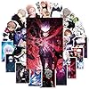 50Pcs JJK Stickers Pack Waterproof Vinyl Decals Anime Stickers for Laptop Skateboard Phone Guitar Travel Case Bike, Cartoon Style for Teenagers and Adults (B) #1