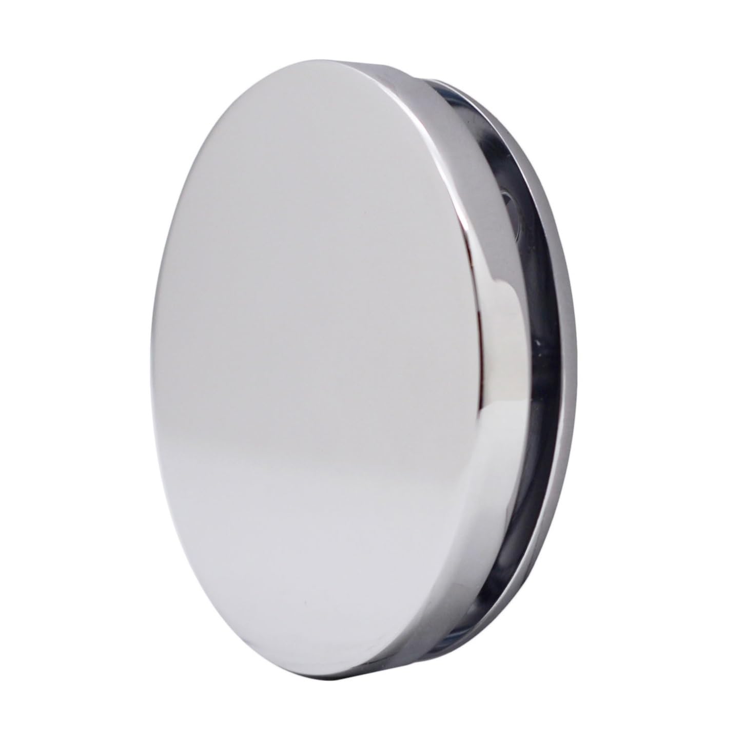 Westbrass Floating No-Hole Overflow Faceplate, Polished Chrome, D980R-26