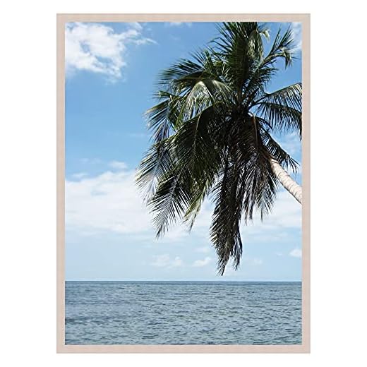 RK Cadres Marco de Foto de la Pared 60x80 / 80 x 60 Marco de la Foto Blanquecino, 2 cm de Ancho, Marco de Madera de Fotos