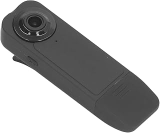 Airshi Body Camera, Clear 30fps Infrared Lights 6 Hours Recording Auto Exposure 32G Light Infrared Night Camera with Clamps for for Walking