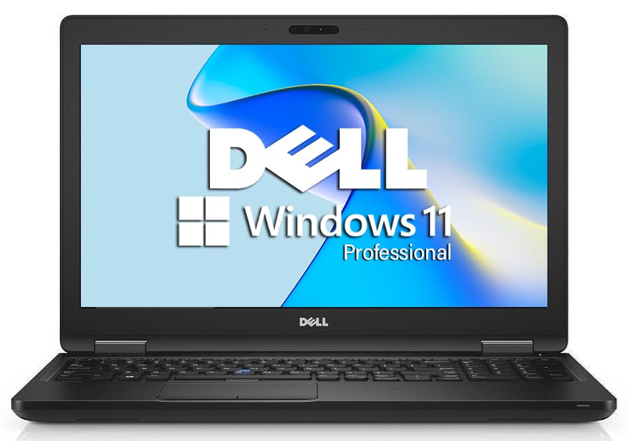 Dell Latitude 5580 15.6" Laptop Computer, 7th Gen Core i5-7300, 8 GB RAM, 256 GB SSD, HDMI, Windows 11 Pro (Renewed)