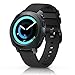 ANCOOL Compatible Gear Sport Band Replacement 20mm Silicone Watch Band Compatible Samsung Gear Sport/Galaxy Watch (42mm)/Ticwatch E/Ticwatch 2/Vivoactive 3 Watch - Small Black