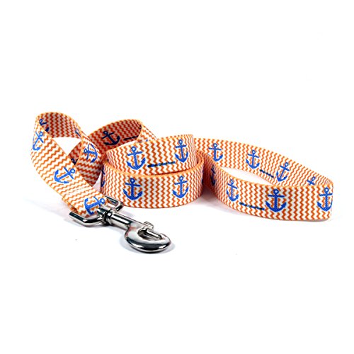 Image of Yellow Dog Design Standard Lead, Anchors Away, 1 inch x 60 inch (5 ft.)