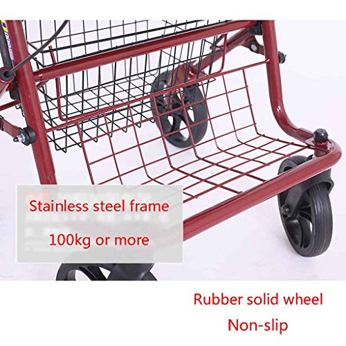 Chariot pour personnes âgées de type déambulateur contre la perte d'appui