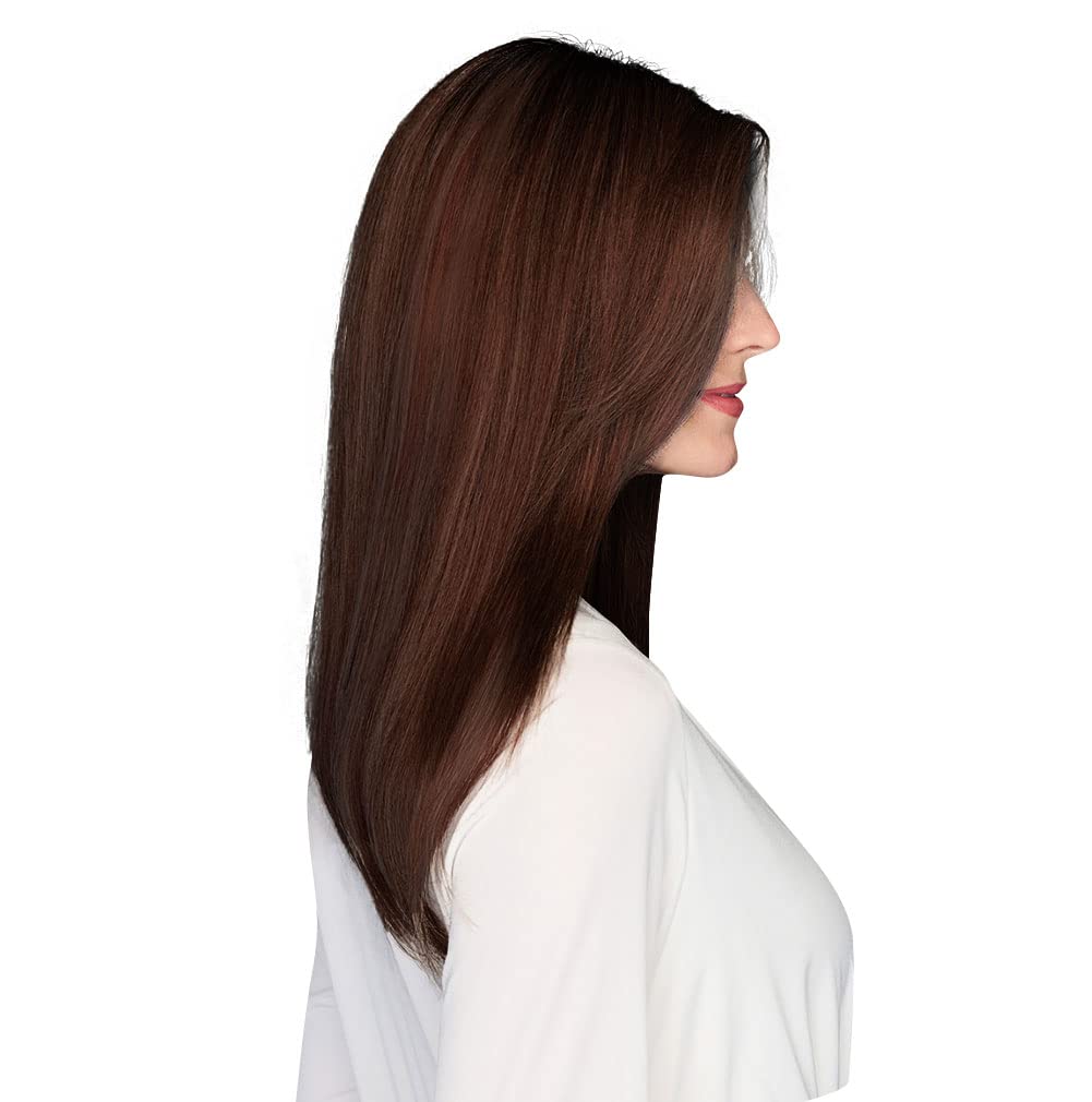Raquel Welch Long 18 Inch Top Billing Top-of-The-Head Hairpeice, TOPPER ONLY, Not a Full Wig, RL6/30 Copper Mahogany