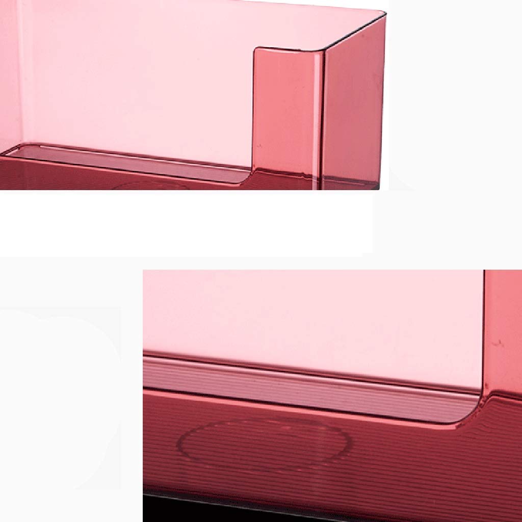 La Caja de Almacenamiento de Escritorio se Puede apilar Caja de Almacenamiento Transparente Multifunción Suministros de Oficina para el hogar Caja de Almacenamiento de plástico