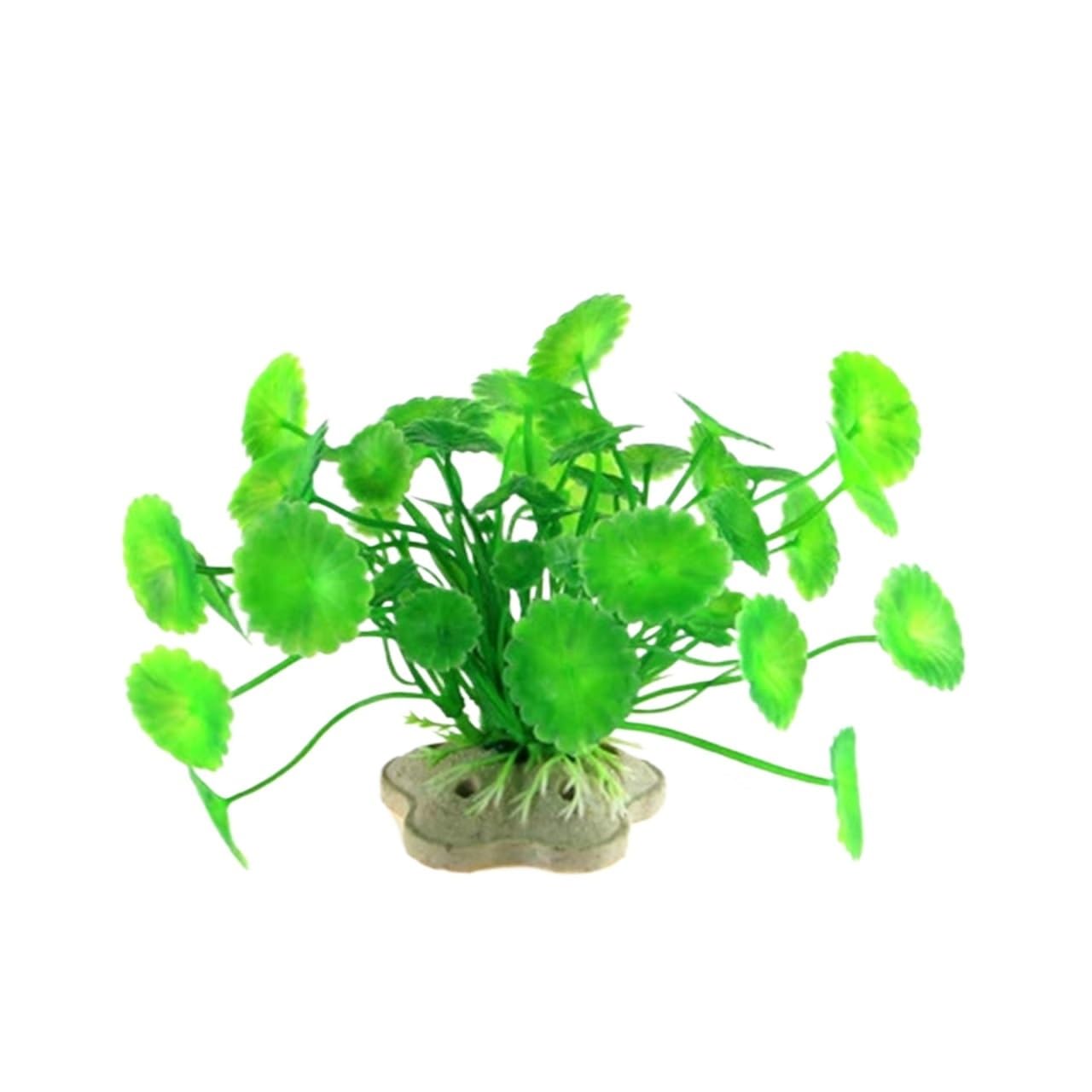 LTYKNGH Aquarium Plants 3pcs Aquarium Decoration 3 Color Flower Grass Fish Tank Aquatic Simulation Water Plant Accessories(Color1)
