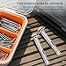 Gadpiparty 8pcs M6 X 60mm Stainless Steel Expansion Bolts for Concrete Wall Anchors Heavy Duty Hex Nut Sleeve Fixing Anchors Suitable for Masonry and Industrial Mounting
