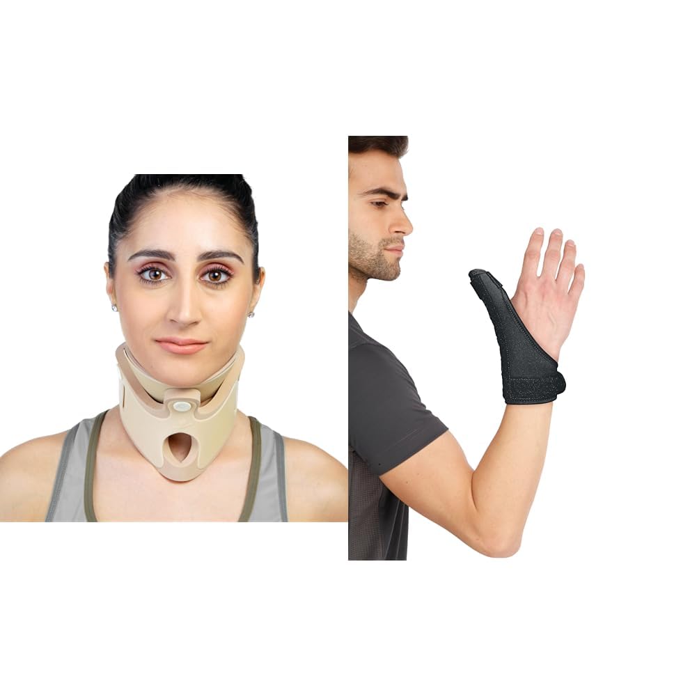 Flamingo Cervical Immobilizer Thumb Spica Splint Brace | Thumb Support Stabilizer for Pain, Sprains, Strains, Tendoniti-image-6