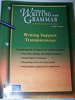Writing and Grammar Communication in Action--Writing Support Transparencies 0130438871 Book Cover