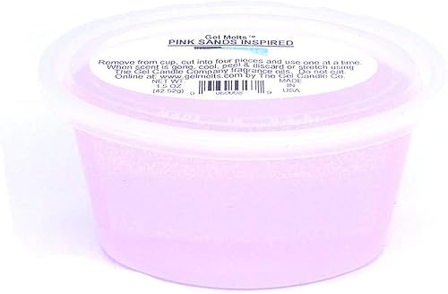 Miniatura 4 de 3 Pack PINK SANDS INSPIRED Aroma Gel Melts™ Gel Wax For Warmers And Burners By The Gel Candle Company PEEL, MELT AND ENJOY