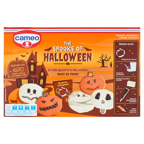 Cameo Kit per Biscotti di Halloween, The Spooks of Halloween, Kit per 18 Biscotti da Creare e Decorare, Preparato Decorazioni e Stampino Inclusi, 484 g