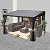Domi 8x12FT Lean to Gazebo, Outdoor Hardtop Wall Mounted Gazebo with Sloping Galvanized Steel Roof, Aluminum Frame Mounted Gazebo with Netting and Curtain Included for Deck, Porch, Backyard