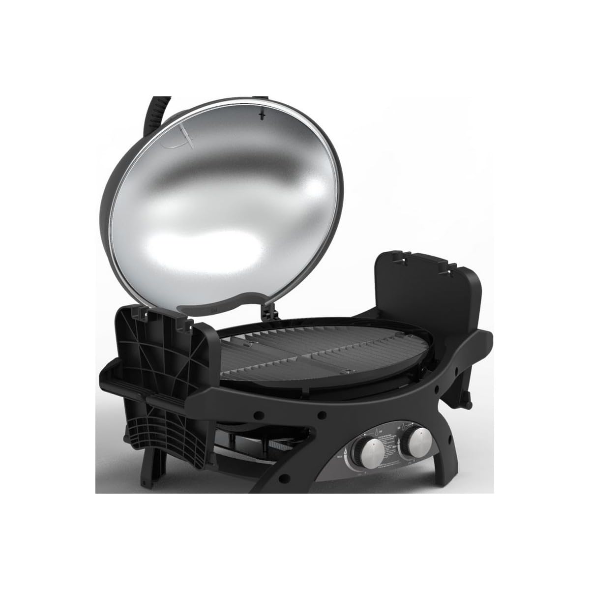 PIT BOSS - Barbecue Gas 5.2KW 2 Griglie in fonte Superficie cuisson 58 x 42.5 cm 2 Bruleurs Inox 2 Tablettes Thermomètre SPORTSMAN2