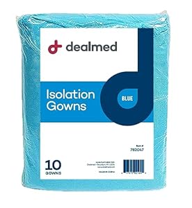 Dealmed 782047 Isolationskittel Blau 10 Stück