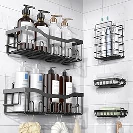 Adhesive Shower Caddy,...