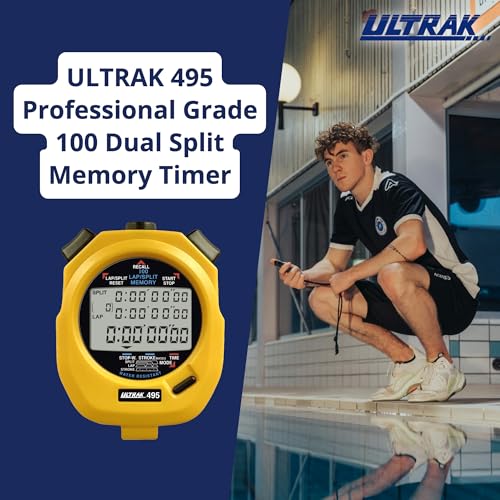 Ultrak 100 Lap Memory Timer, Yellow - Image 3