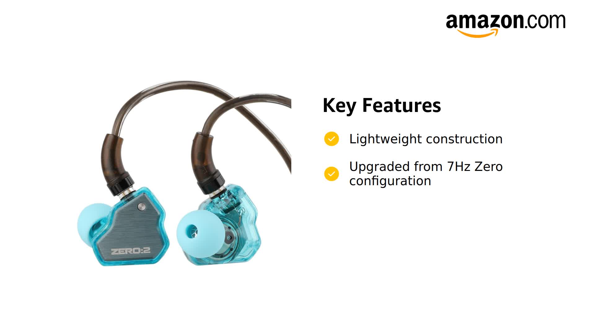 Amazon.com: Linsoul 7Hz x Crinacle Zero:2 Updated 10mm Dynamic