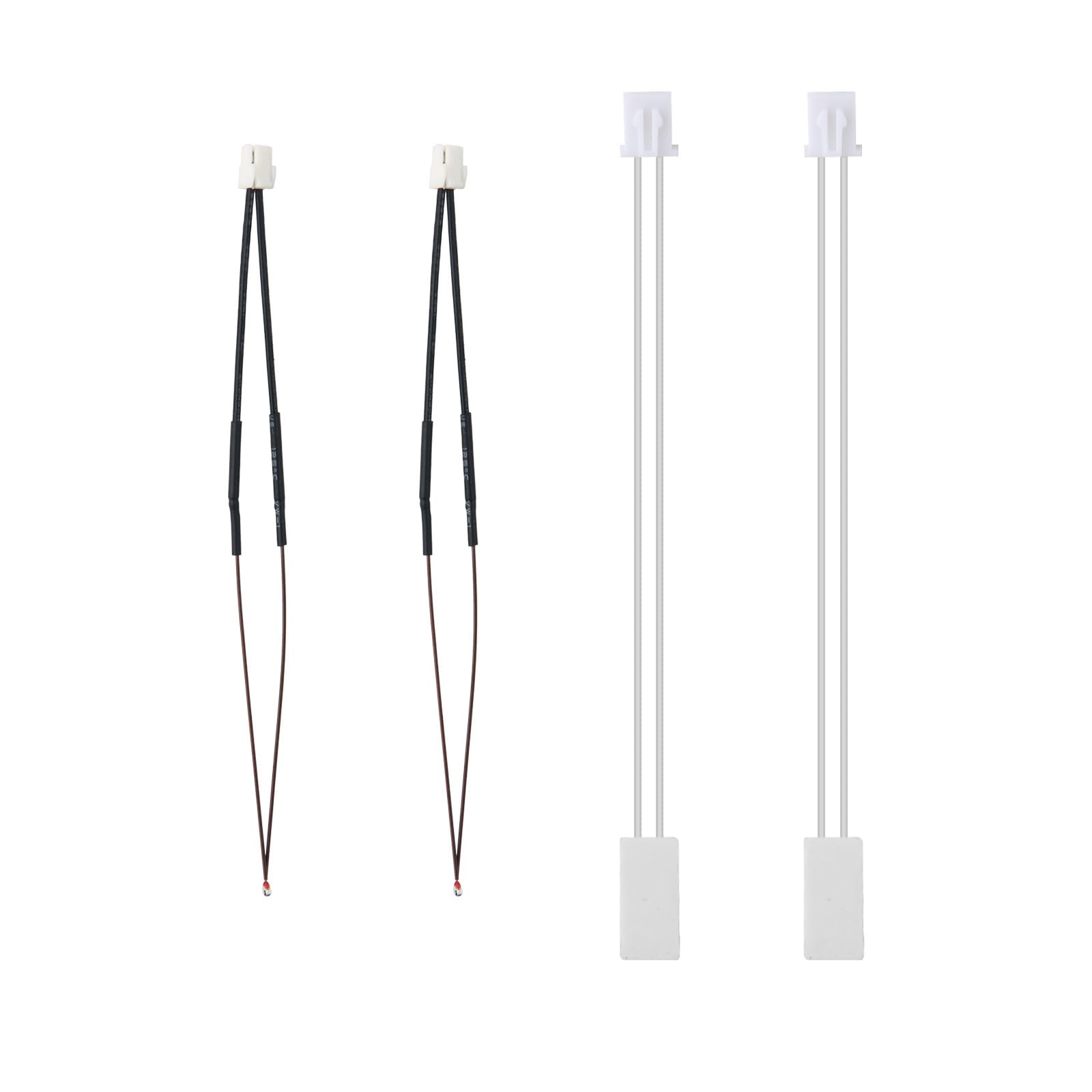 2 Sets Thermistor & Cartridge Heater for Bambu Lab X1/X1C, 300°C High Temperature Thermistor Hotend Replacement Parts for 3D Printer Accessories