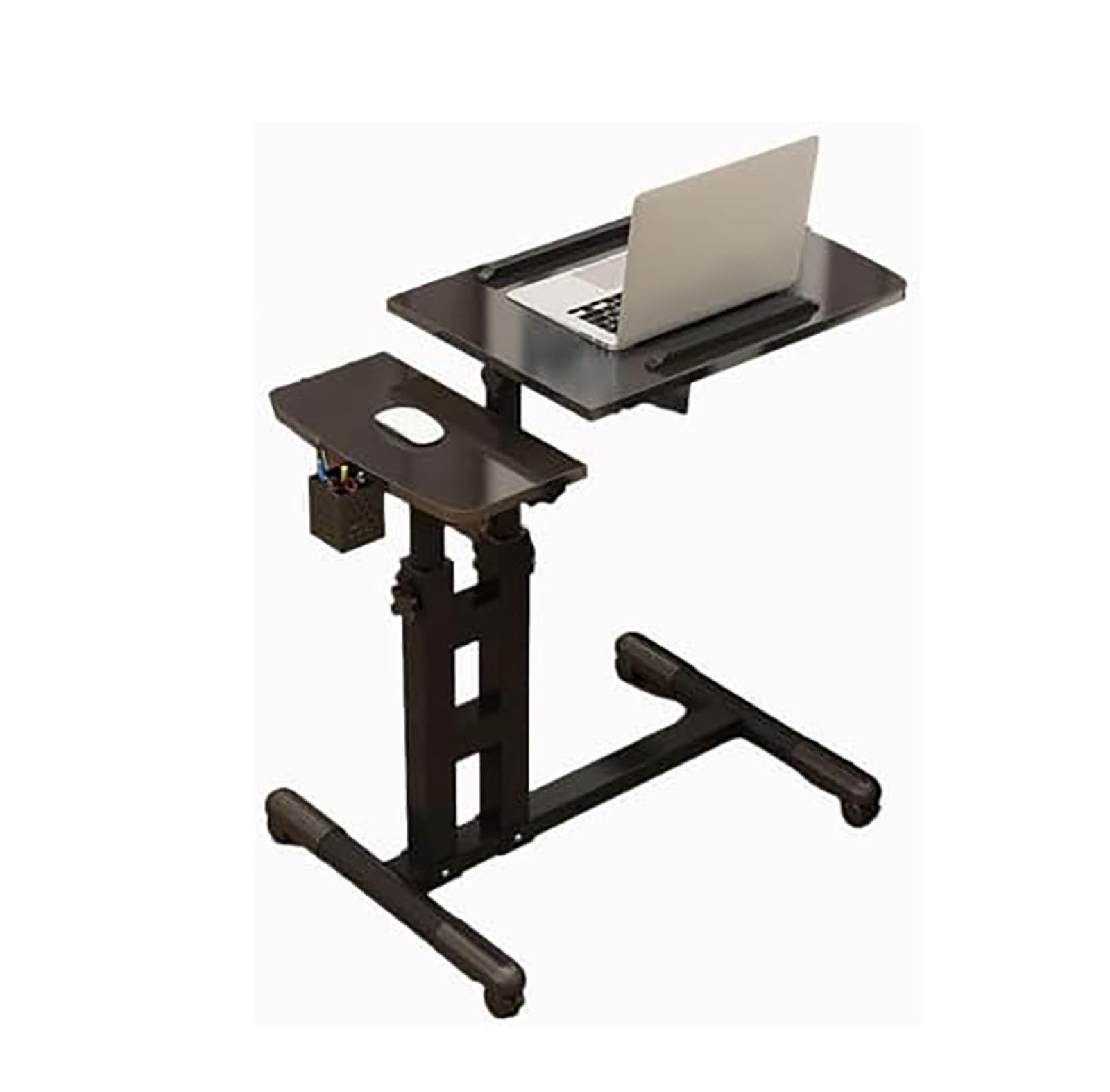 Table de lit inclinable robuste avec roulettes au design épuré