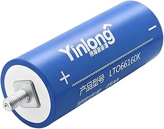 2.3V 45Ah 6pcs Yinlong LTO Cells 30000+ Deep Cycle Lithium Titanate Battery Rechargeable Cells,for Solar Systems, Backup Power, DIY,RV, Boat, Golf Cart, UPS, Lawn Mower
