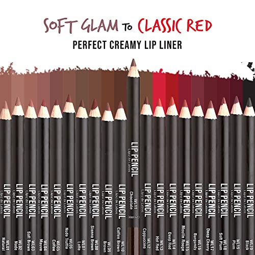 Image of Kiss New York Professional Slim Long-Wear Lip Liner Pencil, Matte Finish