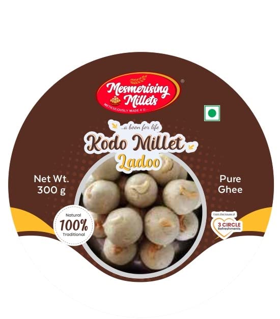 Mesmerising Millets premium home made heathly Kodo Millet Ladoo (300grm