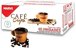 XICARA CAFÉ CUP CASQUINHA CROCANTE MARVI 60 UNID