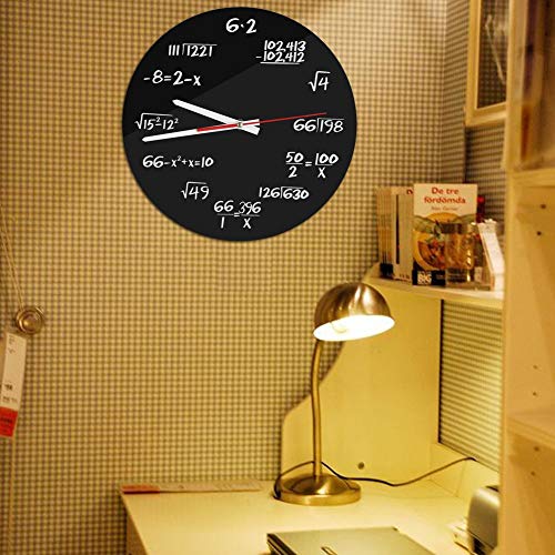 Horloge math équation unique Fdit cadeau insolite pour professeur de sciences - 3