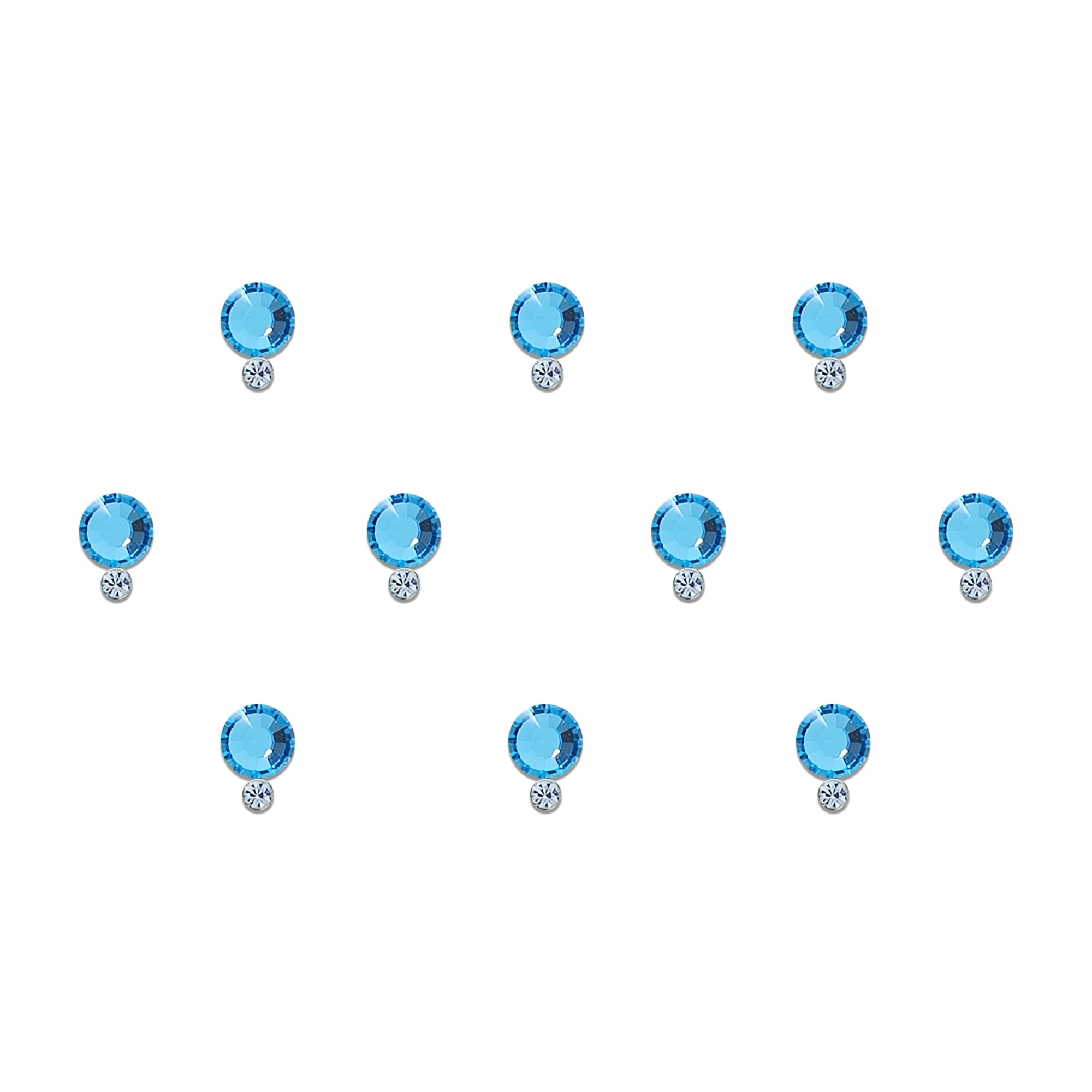 Comet Busters Beautiful Crystal Blue Bindi (3 mm) (BV213)-image-29