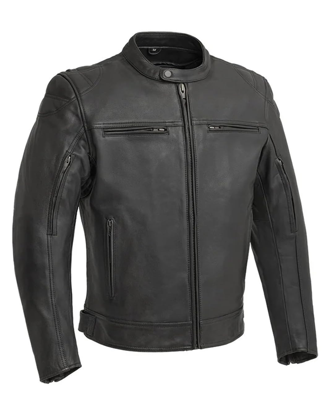 Sponsored Ad - Top Performer - Men's Motorcycle Biker Riding Leather Jacket