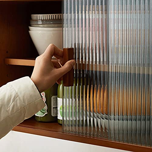 zyr Wandregal Hängender Schrank, Speiseküche Küche Arbeitsplatz Schrank Bar Sideboard Schrank Lagerschrank Home Decoration Kleines Kabinett (Color : Brown) - Image 6