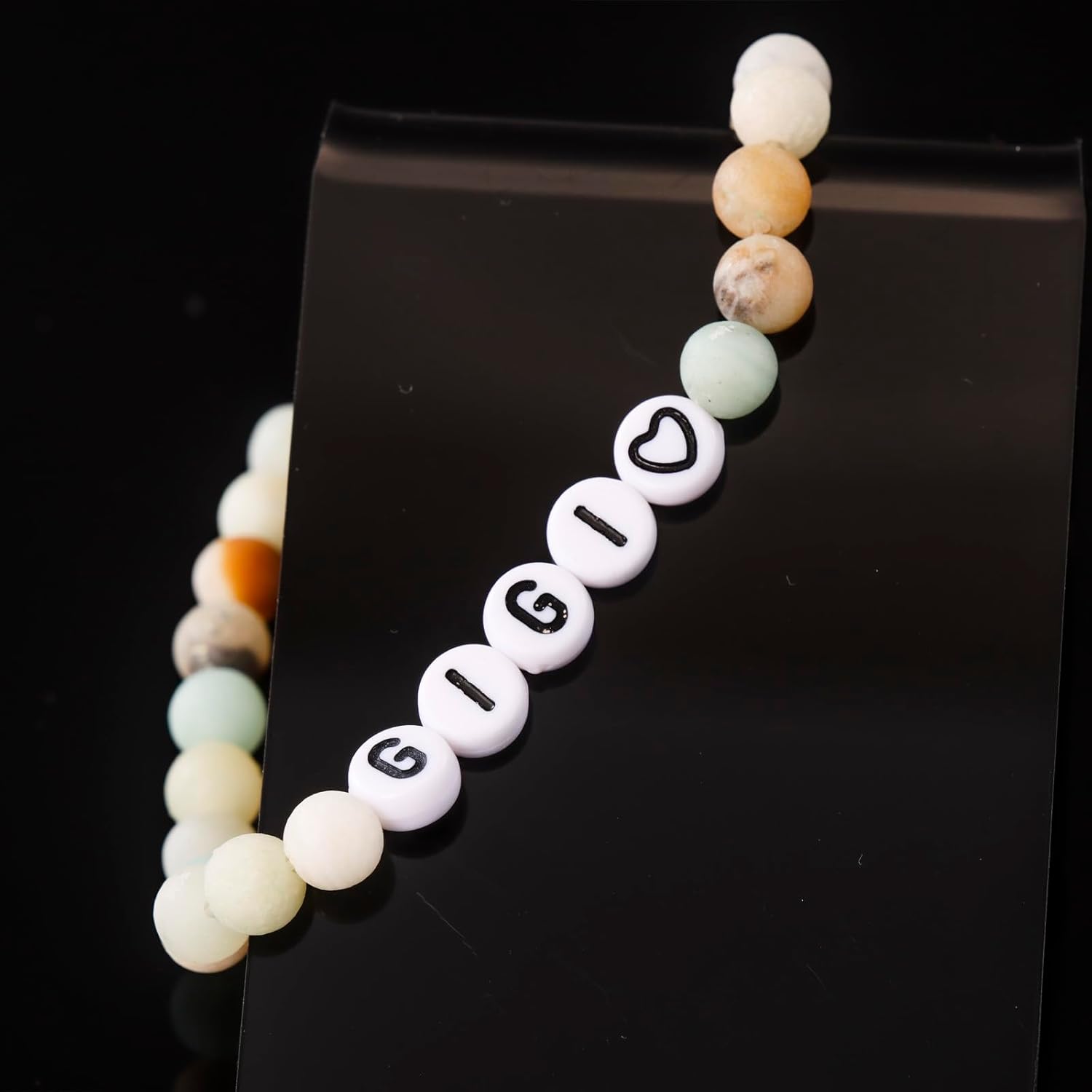 Kivosliviz Gigi Bracelet for Women from Grandson Grandkis Gifts Grandma Jewelry Best Gigi Ever Bracelet - Image 3