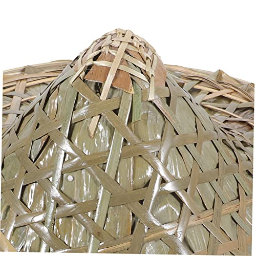 Oriental Woven Hat Fisherman Cap for Boys and Girls Lightweight Farmer Hat for Rainy Days and Outdoor Activities2